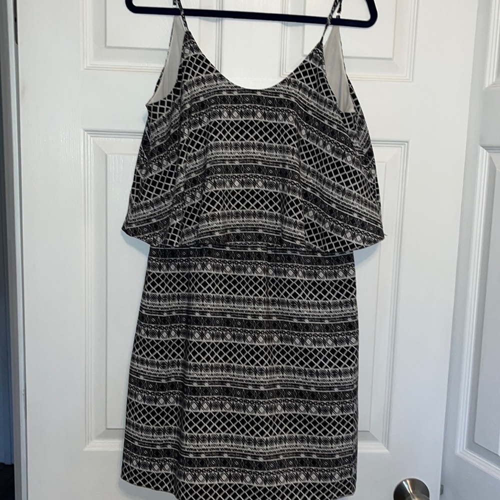 Black and white dress